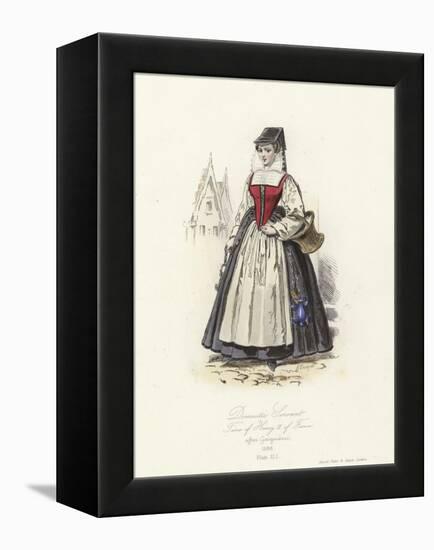 Domestic Servant of the Time of Henry III of France-null-Framed Premier Image Canvas