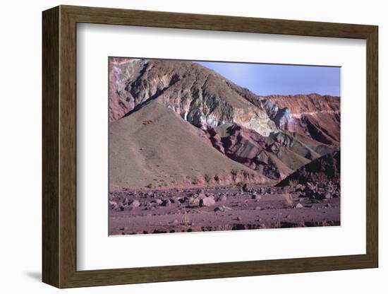 Domeyko Mountains, Called Rainbow Valley, Atacama Desert, Chile-Mallorie Ostrowitz-Framed Photographic Print