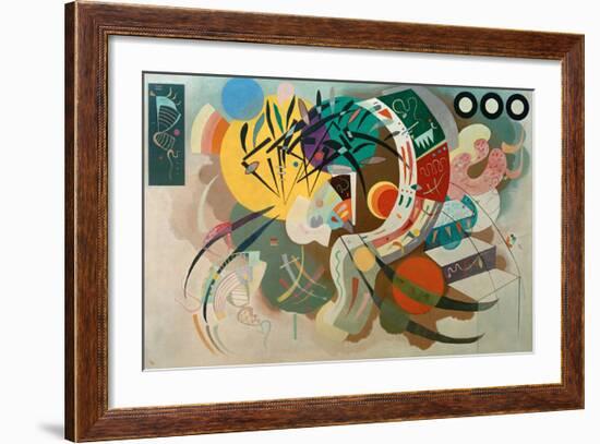 Dominant Curve, 1936-Wassily Kandinsky-Framed Giclee Print