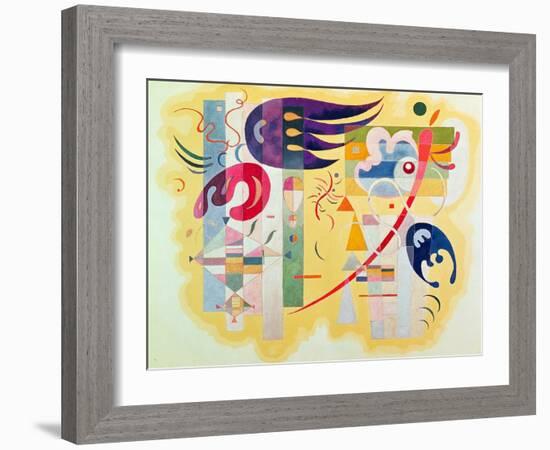 Dominant Violet, 1934-Wassily Kandinsky-Framed Giclee Print