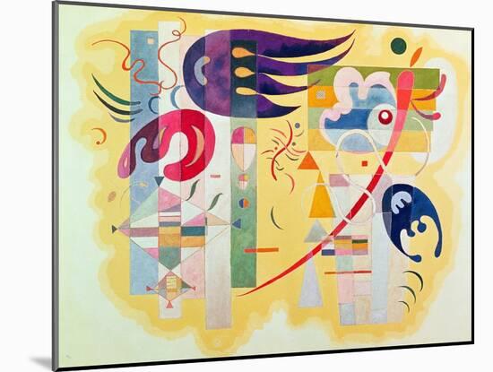 Dominant Violet, 1934-Wassily Kandinsky-Mounted Giclee Print