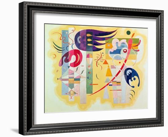 Dominant Violet, 1934-Wassily Kandinsky-Framed Giclee Print