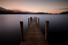 Ashness Landing Pier, Derwentwater, Lake District, UK-Dominic Byrne-Mounted Photographic Print