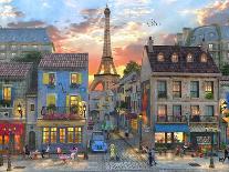 Streets of Paris-Dominic Davison-Art Print