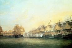 Ships Off Gun Wharf at Portsmouth, 1770-Dominic Serres-Framed Giclee Print