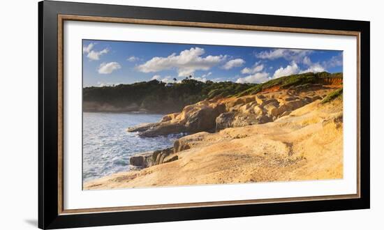 Dominica, Calibishie. the Red Rocks at Pointe Baptiste.-Nick Ledger-Framed Photographic Print