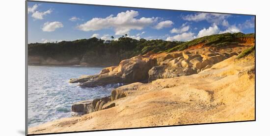 Dominica, Calibishie. the Red Rocks at Pointe Baptiste.-Nick Ledger-Mounted Photographic Print