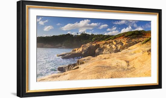 Dominica, Calibishie. the Red Rocks at Pointe Baptiste.-Nick Ledger-Framed Photographic Print