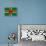 Dominica Flag Design with Wood Patterning - Flags of the World Series-Philippe Hugonnard-Framed Stretched Canvas displayed on a wall