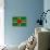 Dominica Flag Design with Wood Patterning - Flags of the World Series-Philippe Hugonnard-Framed Stretched Canvas displayed on a wall