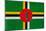 Dominica Flag Design with Wood Patterning - Flags of the World Series-Philippe Hugonnard-Mounted Art Print