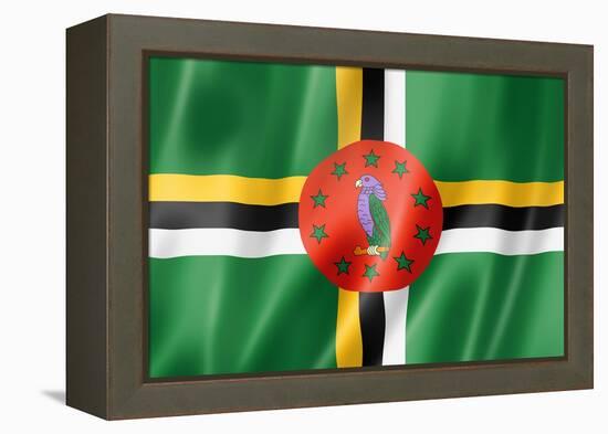 Dominica Flag-daboost-Framed Stretched Canvas