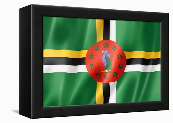 Dominica Flag-daboost-Framed Stretched Canvas