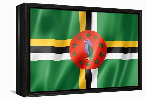 Dominica Flag-daboost-Framed Stretched Canvas