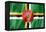 Dominica Flag-daboost-Framed Stretched Canvas