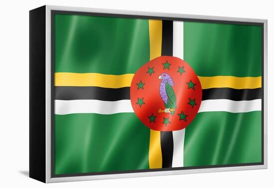 Dominica Flag-daboost-Framed Stretched Canvas