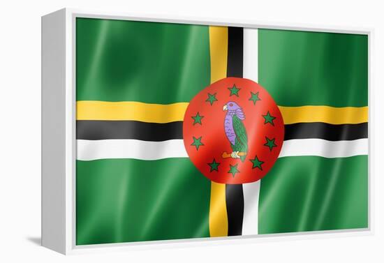 Dominica Flag-daboost-Framed Stretched Canvas