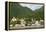 Dominica, Roseau, View of Villages South of Roseau on the Green Hills-Anthony Asael-Framed Premier Image Canvas