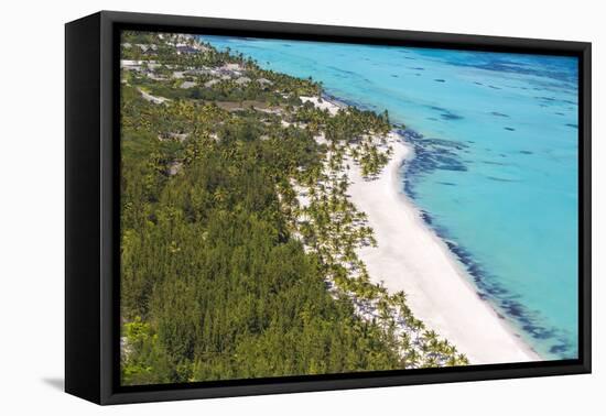 Dominican Republic, Punta Cana, Cap Cana, View of Juanillo Beach-Jane Sweeney-Framed Premier Image Canvas