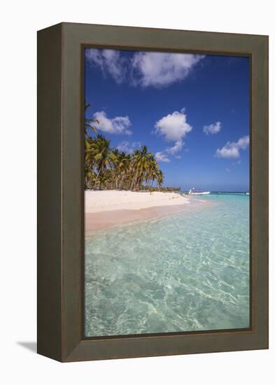 Dominican Republic, Punta Cana, Parque Nacional Del Este, Saona Island, Canto De La Playa-Jane Sweeney-Framed Premier Image Canvas