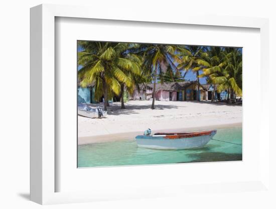 Dominican Republic, Punta Cana, Parque Nacional Del Este, Saona Island, Mano Juan-Jane Sweeney-Framed Photographic Print