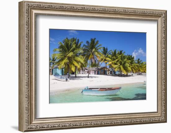 Dominican Republic, Punta Cana, Parque Nacional Del Este, Saona Island, Mano Juan-Jane Sweeney-Framed Photographic Print