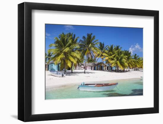 Dominican Republic, Punta Cana, Parque Nacional Del Este, Saona Island, Mano Juan-Jane Sweeney-Framed Photographic Print