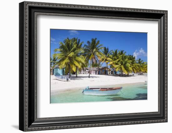 Dominican Republic, Punta Cana, Parque Nacional Del Este, Saona Island, Mano Juan-Jane Sweeney-Framed Photographic Print