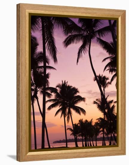 Dominican Republic, Samana Peninsula, Las Terrenas, Playa Las Terrenas Beach-Walter Bibikow-Framed Premier Image Canvas