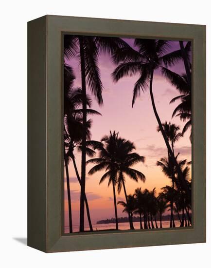 Dominican Republic, Samana Peninsula, Las Terrenas, Playa Las Terrenas Beach-Walter Bibikow-Framed Premier Image Canvas