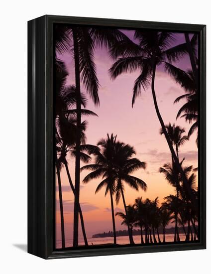 Dominican Republic, Samana Peninsula, Las Terrenas, Playa Las Terrenas Beach-Walter Bibikow-Framed Premier Image Canvas