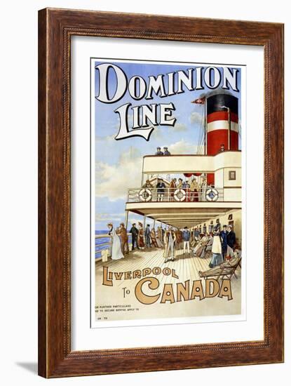 Dominion Line Liverpool-null-Framed Giclee Print