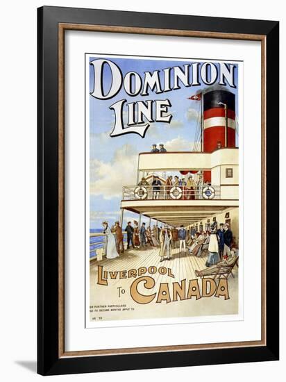 Dominion Line Liverpool-null-Framed Giclee Print