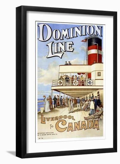 Dominion Line Liverpool-null-Framed Giclee Print