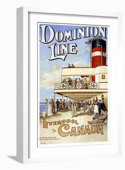 Dominion Line Liverpool-null-Framed Giclee Print