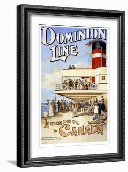 Dominion Line Liverpool-null-Framed Giclee Print