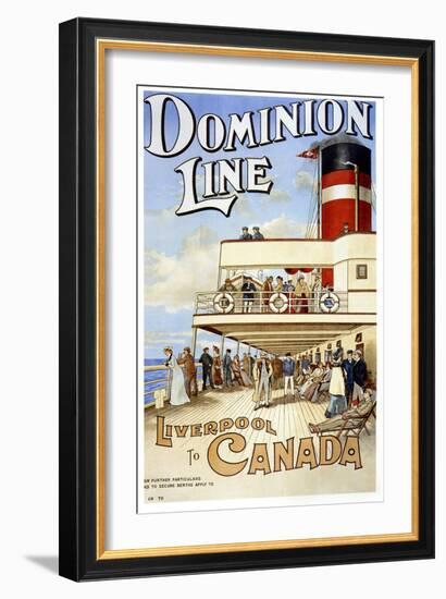 Dominion Line Liverpool-null-Framed Giclee Print