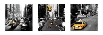 Yellow Cab, New York-Dominique Obadia-Art Print