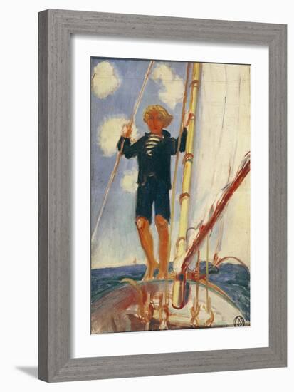 Dominique on the Isard, 1923-Maurice Denis-Framed Giclee Print