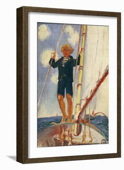 Dominique on the Isard, 1923-Maurice Denis-Framed Giclee Print