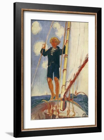 Dominique on the Isard, 1923-Maurice Denis-Framed Giclee Print