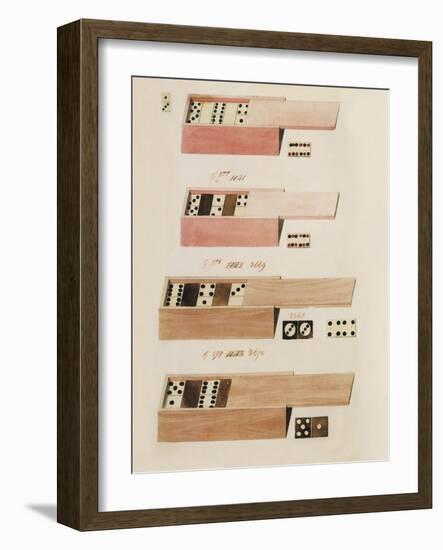 Dominoes-Anna Polanski-Framed Art Print