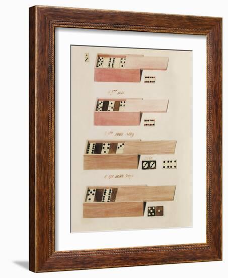 Dominoes-Anna Polanski-Framed Art Print