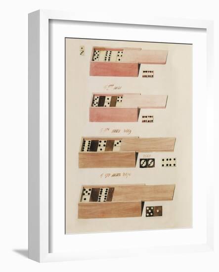 Dominoes-Anna Polanski-Framed Art Print