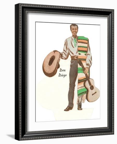 Don Diego, Symbol of San Diego Fair-null-Framed Art Print