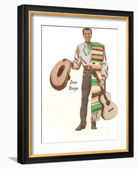 Don Diego, Symbol of San Diego Fair-null-Framed Art Print