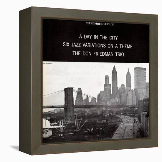 Don Friedman Trio - A Day in the City-null-Framed Stretched Canvas