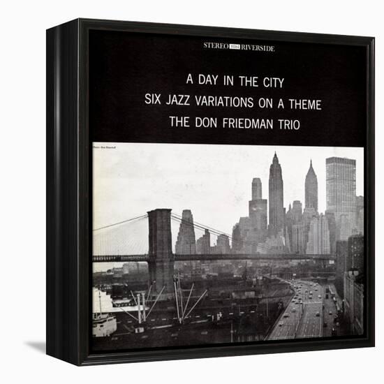 Don Friedman Trio - A Day in the City-null-Framed Stretched Canvas