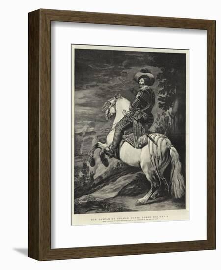 Don Gaspar De Guzman, Conde Duque D'Olivarez-Diego Velazquez-Framed Giclee Print