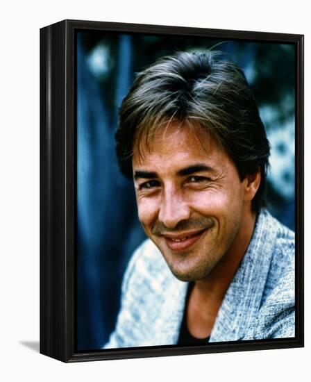 Don Johnson - Miami Vice-null-Framed Stretched Canvas